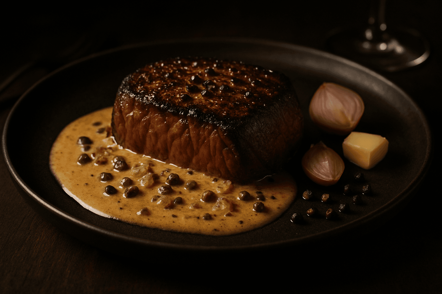 Steak au Poivre